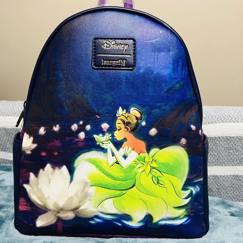 Loungefly Disney Princess and The Frog Tiana Mini Backpack! NWT